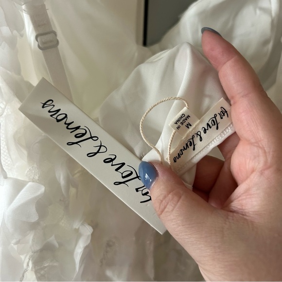 NWT For Love & Lemons Bellatrix Mini Dress Bridal - Picture 10 of 10